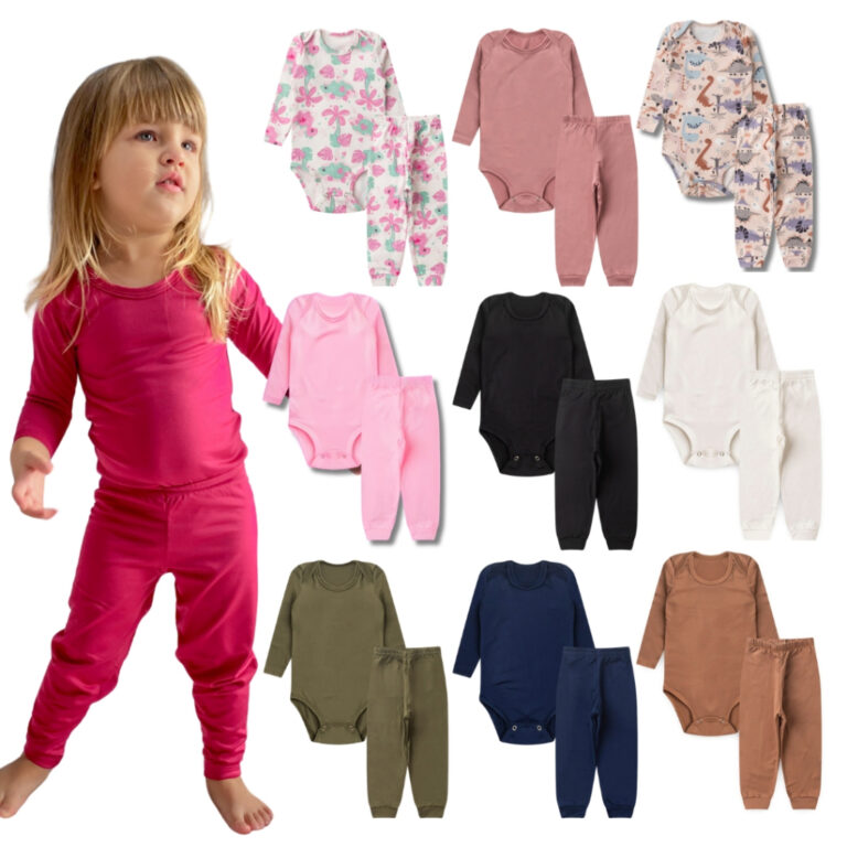 Conjunto Body e Calça Termico Bebe Menino e Menin