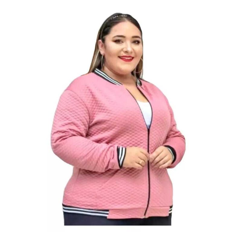 Jaqueta Bomber Plus Size Casaco Blusa Feminina Com