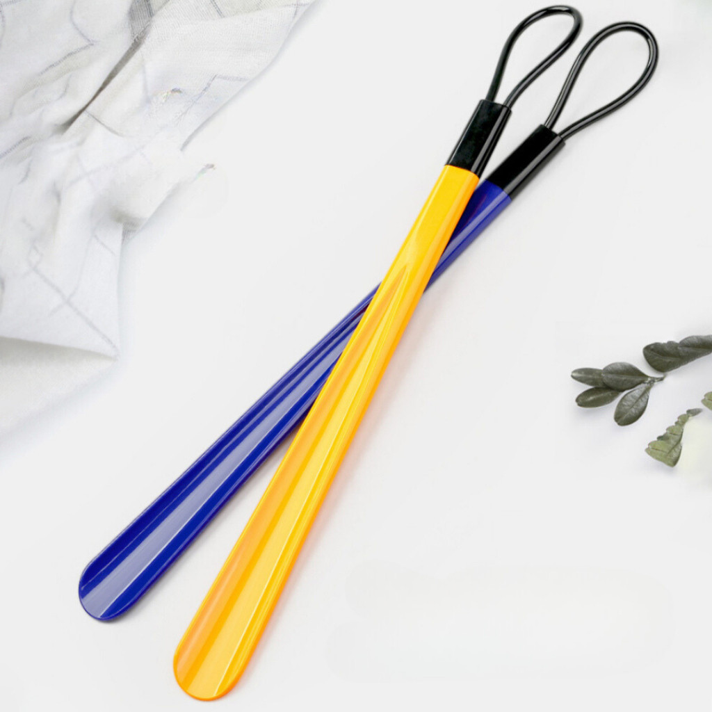 Calçadeira Plástica Grande 45 cm – Suporte para Calçar Sapatos e Tênis