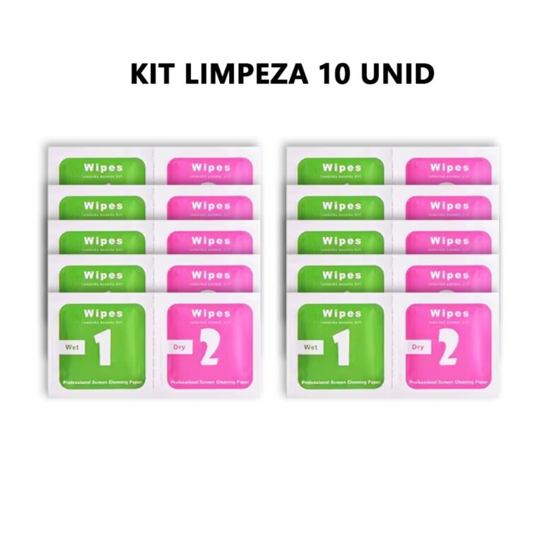 Kit limpeza 10 Unid Para Limpeza Tela Instalação