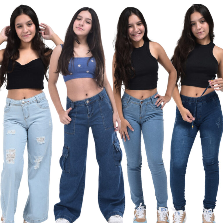 Calça jeans feminina  infantil juvenil 10 ao 16 p