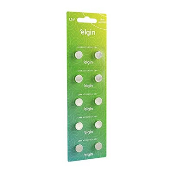 Bateria Alcalina Lr41 Elgin (Cartela C/10)