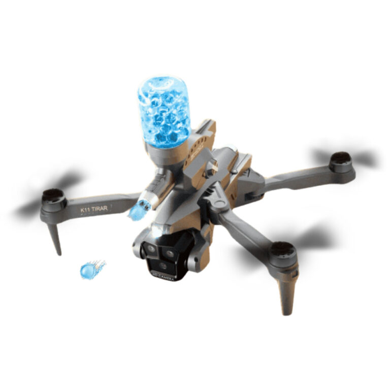Drone K11 Max 3 Câmeras 8K Disparo Gel Motor Pote