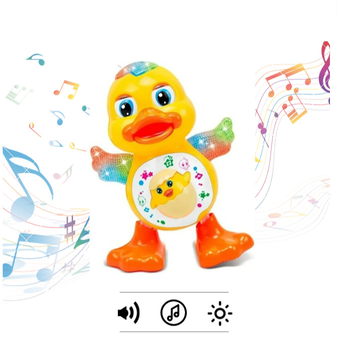 Brinquedo Pato Dançante Musical Dança, Anda, Mex