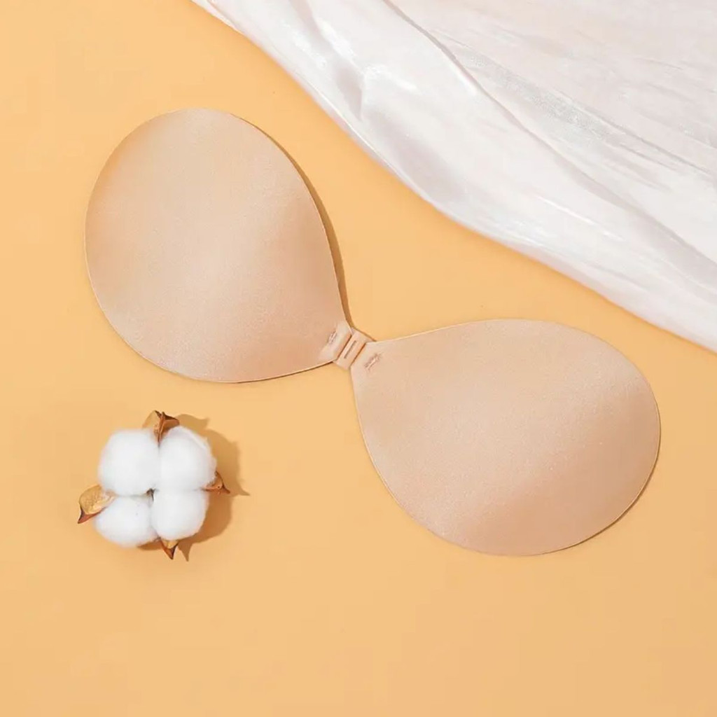 Top Sutiã Adesivo Push Up Sem Alça Auto Colante Reutilizável
