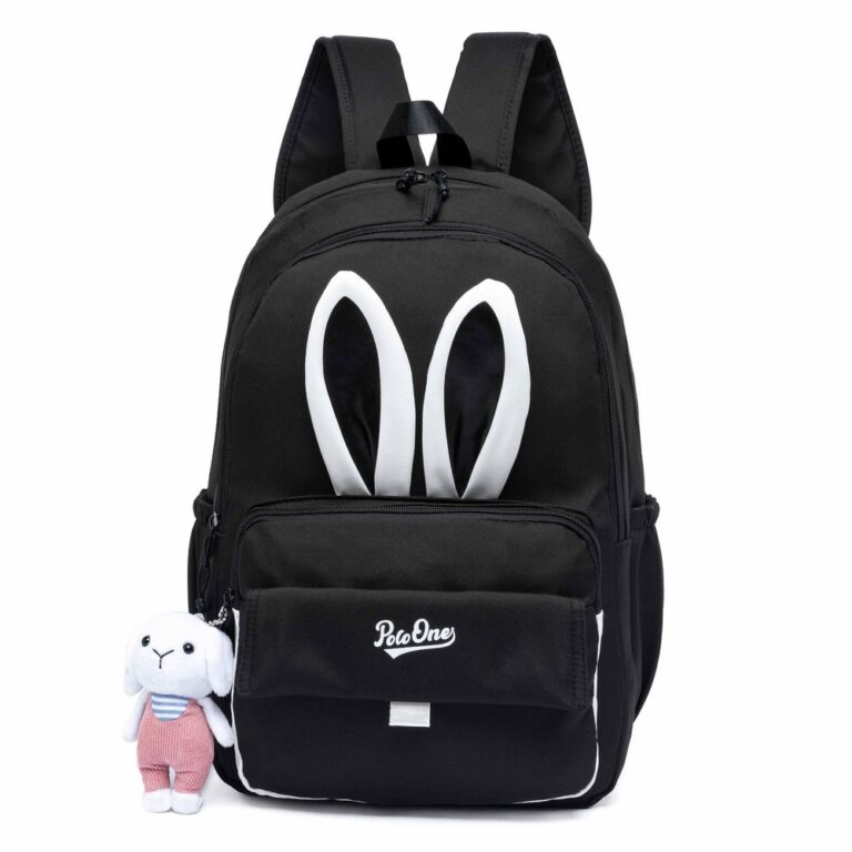 Mochila feminina Juvenil Coelho escolar resistente