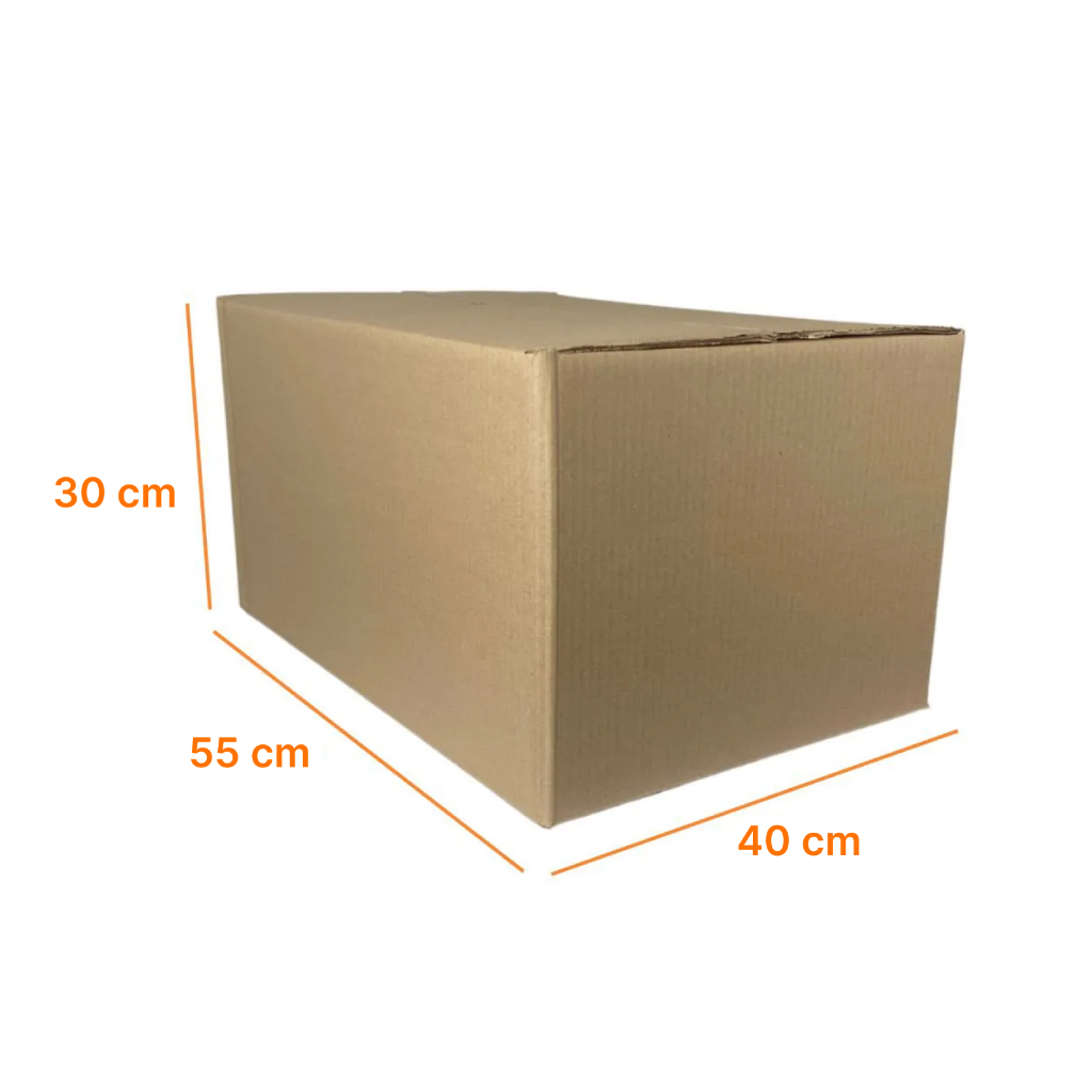 Kit 5 Caixas Papelão Mudança Embalagem 55x40x30 Semi Nova (MEDIDA APROXIMADA)