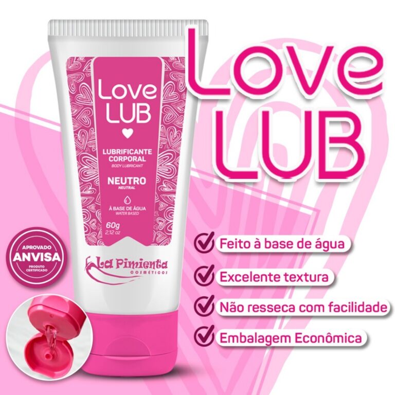 CREME VAGINAL LOVE LUB PARA TOQUES MACIOS E ENVOLV