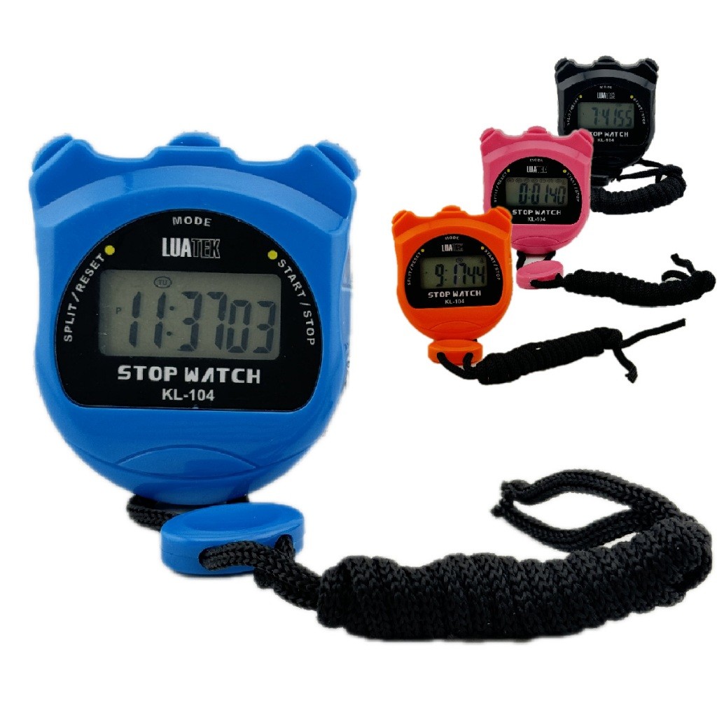 Cronômetro Progressivo De Mão Digital Alarme Hora Com Corda Temporizador Esporte Esportivo Relógio