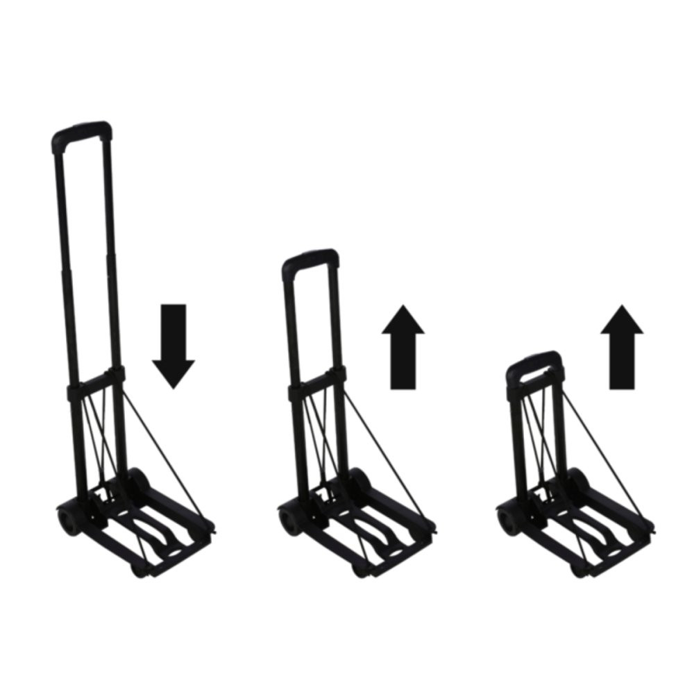 Kit de Carrinho Plataforma de Mão Dobrável 2 Rodas para Carga