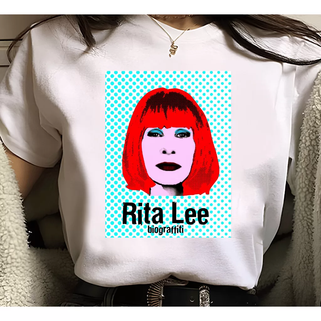 Camiseta – Rita lee biograffit – Música, Cantora