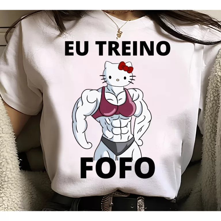 Camiseta Hello Kitty Maromba Treino Academia | Eu 
