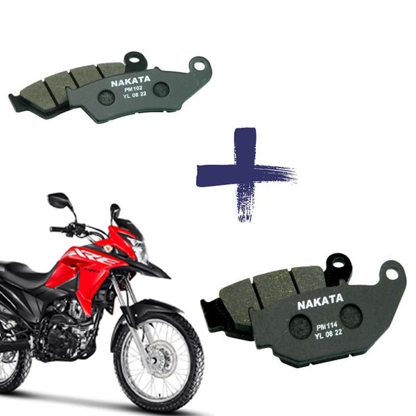 Kit Pastilha freio Dianteira e Traseira Xre 190 20
