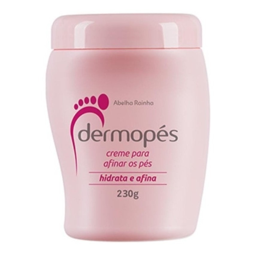 Creme Para Pés Hidrata e Afina Dermopés Abelha Rainha 230g