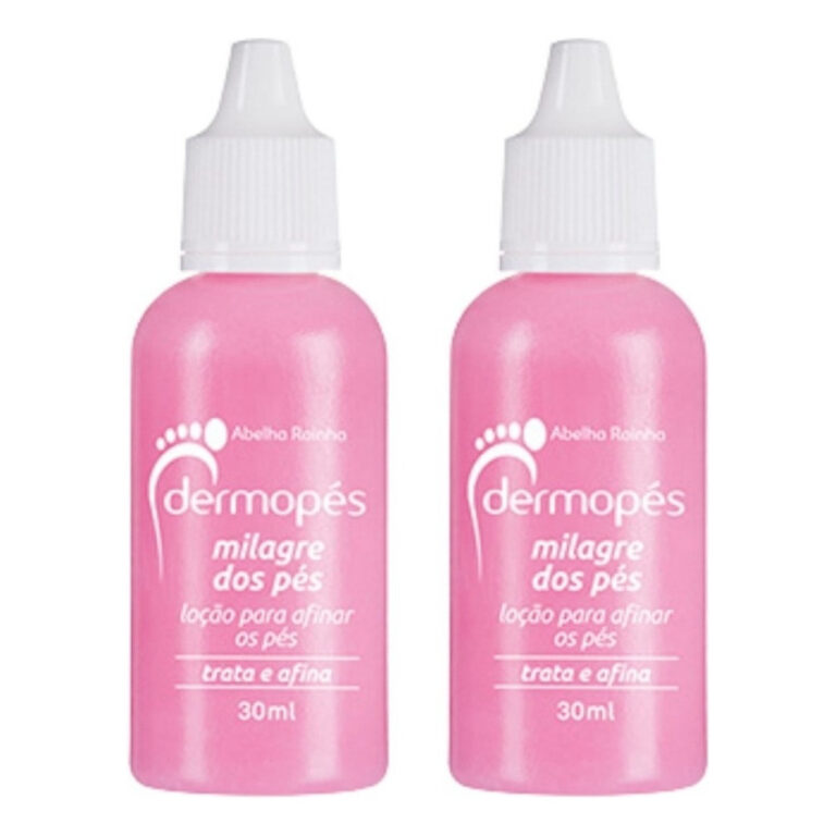 Loção Para Afinar Os Pés Dermopés 30ml 2 Unida