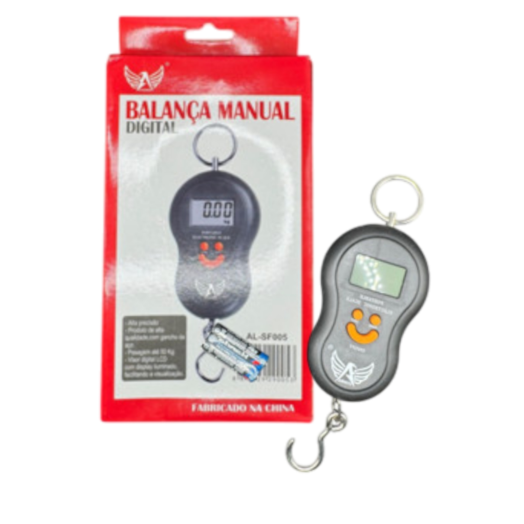 Balança – Manual Digital até 50kg + Pilhas SF-005