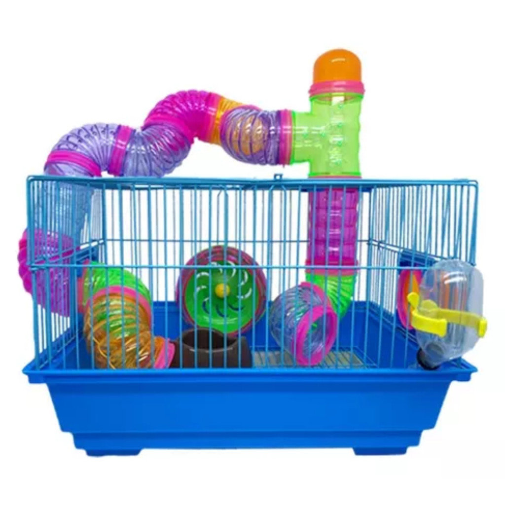 Gaiola Labirinto 1 Andar para Hamster e Pequenos Roedores