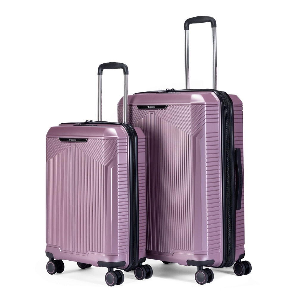 Kit 2 Malas de Viagem Primicia Reforçadas Espaçosas Com Cadeado ABS Roda 360° Giratórias Modernas