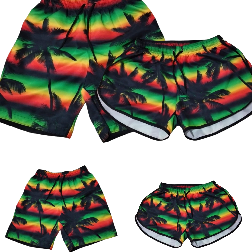 Bermuda de Praia Masculina ou Shortinho Feminino ou Infantil para montar Kit Familia-Valor de 1 Peça