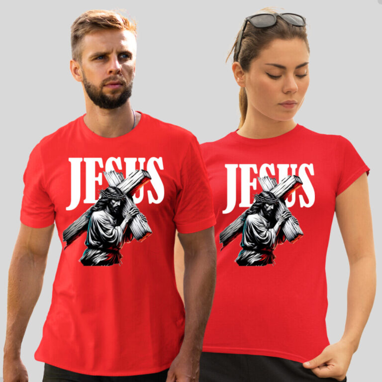 Kit 2 Camisetas Catolicas de Casais Conjunto Blusa