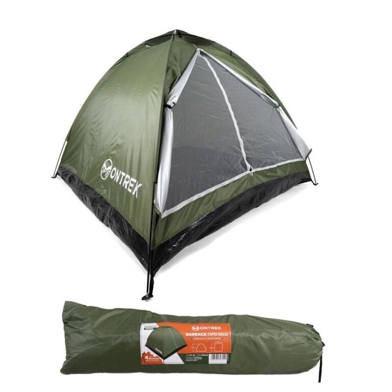 Barraca Camping 4 Pessoas Compacta Iglu Ontrek Lev