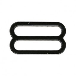 Regulador de plástico 10mm para sutiã, preto pra