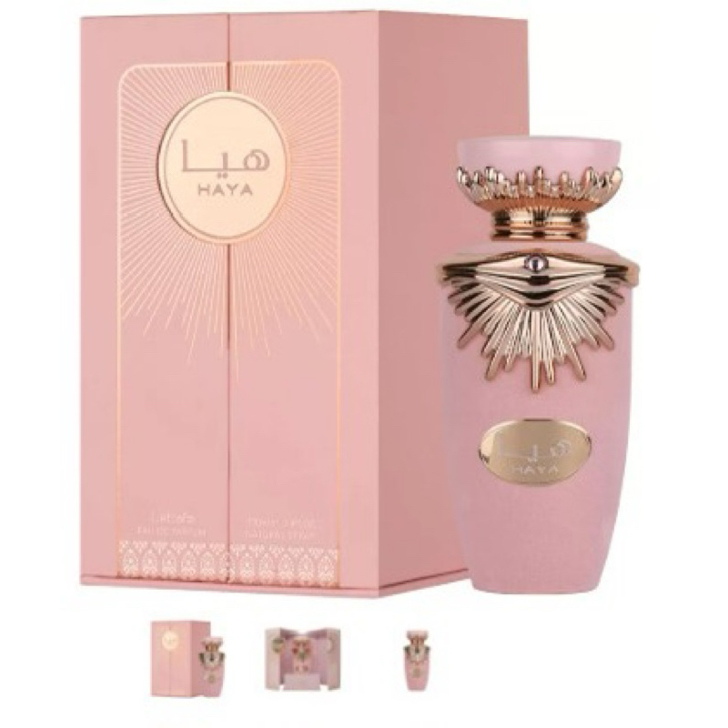 Perfume Dama Haya femenino Lattafa EUA de Parfum 100ml original.