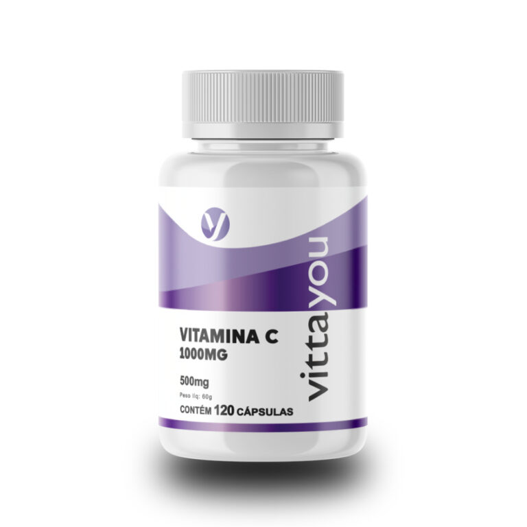 Vitamina C 1000mg | Antioxidante com 120 Doses Env