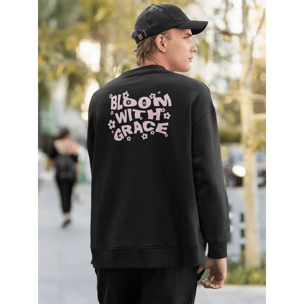 Moletom Careca Blusa de Frio Suéter Gola Redonda Masculino Casual Streetwear 100% Algodão Estampado