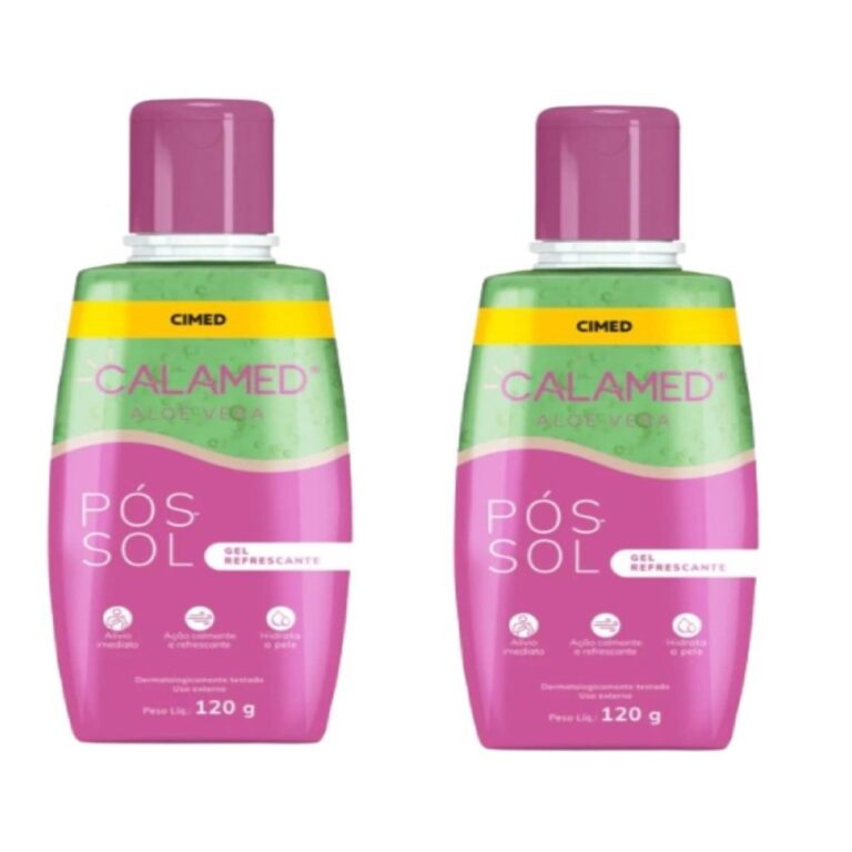 Kit 2 Pós-Sol Calamed Gel Aloe Vera 120g
