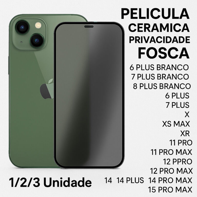 Película de Privacidade Fosca iPhone X XS 11 12 1