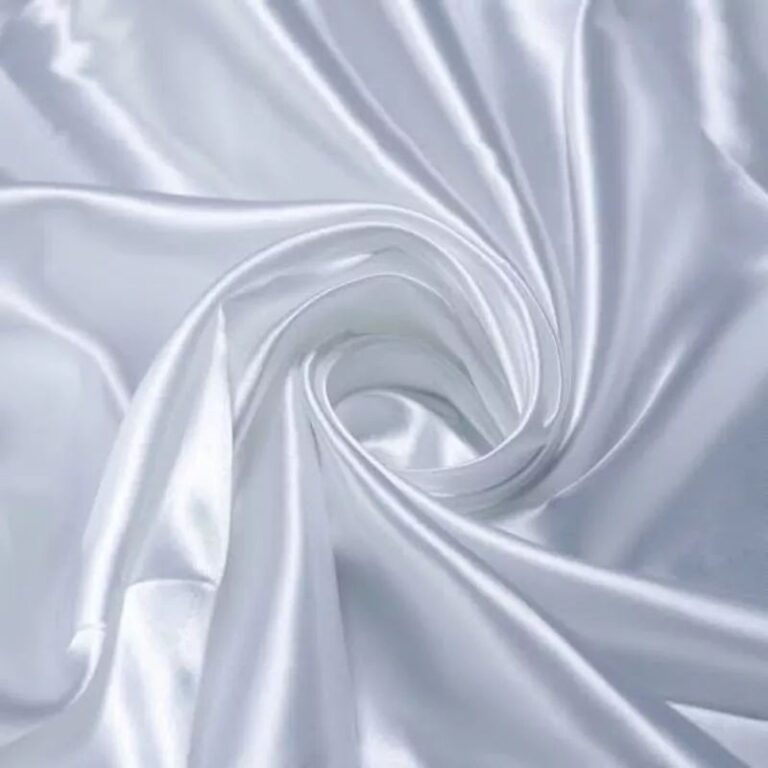 40 METROS TECIDO CETIM CHARMOUSSE BRANCO