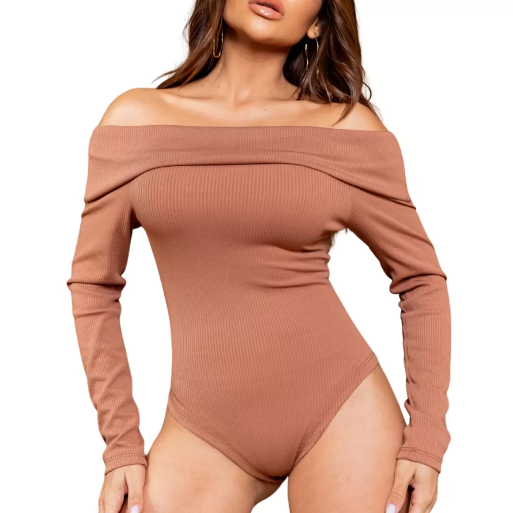 Body Ombro A Ombro Manga Longa Ciganinha Justo Anarruga TREND