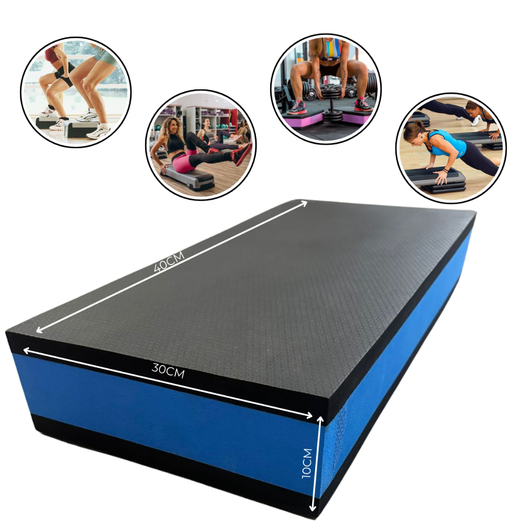 STEP EVA 40X30X10 ACADEMIA FISIOTERAPIA TREINO ANTI INPACTO Pilates cross fit  dança pet casa ar liv