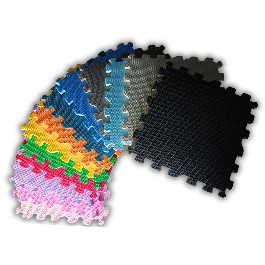 Tapete Infantil EVA Tatame 6 Placas 31×31 Encaixe ESCOLHA AS CORES