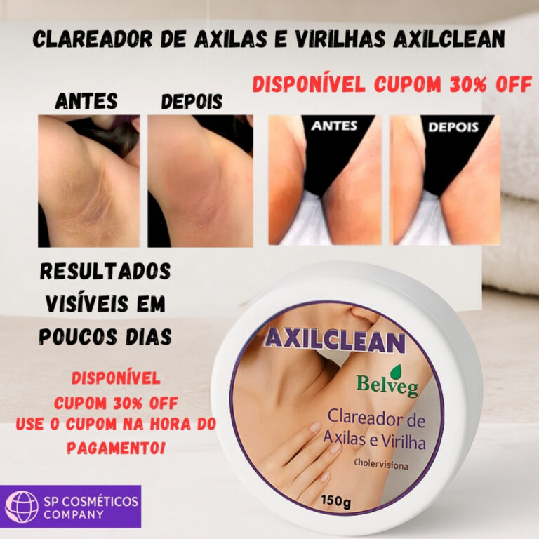 Clareador de Virilha e Axila axilclean 150 gr Axil