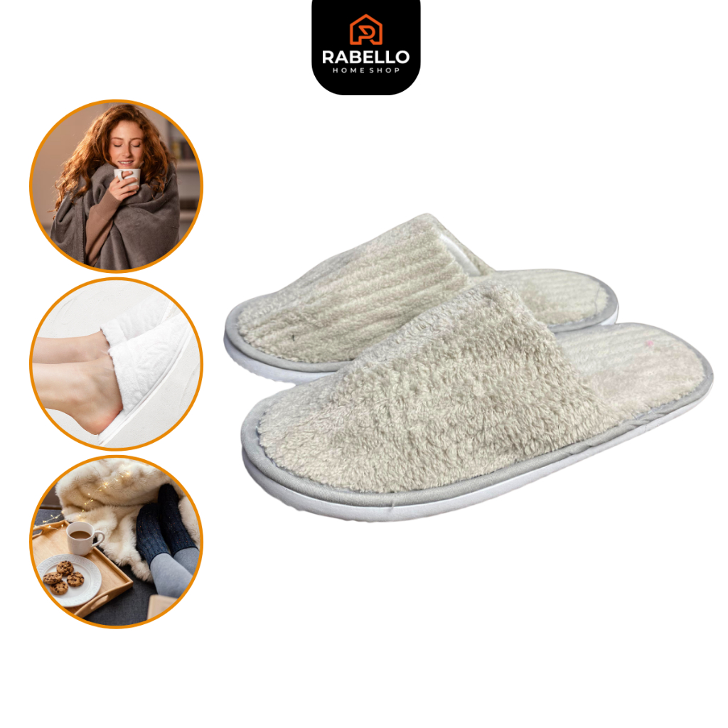 Pantufa Chinelo Antiderrapante de Inverno Adulto Canelada Quente Solado Confortável Pelúcia Forrada
