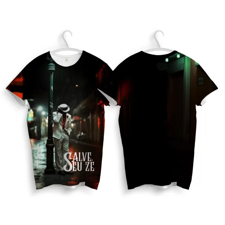 Camiseta Zé Pilintra Umbanda Estampa Proteção E