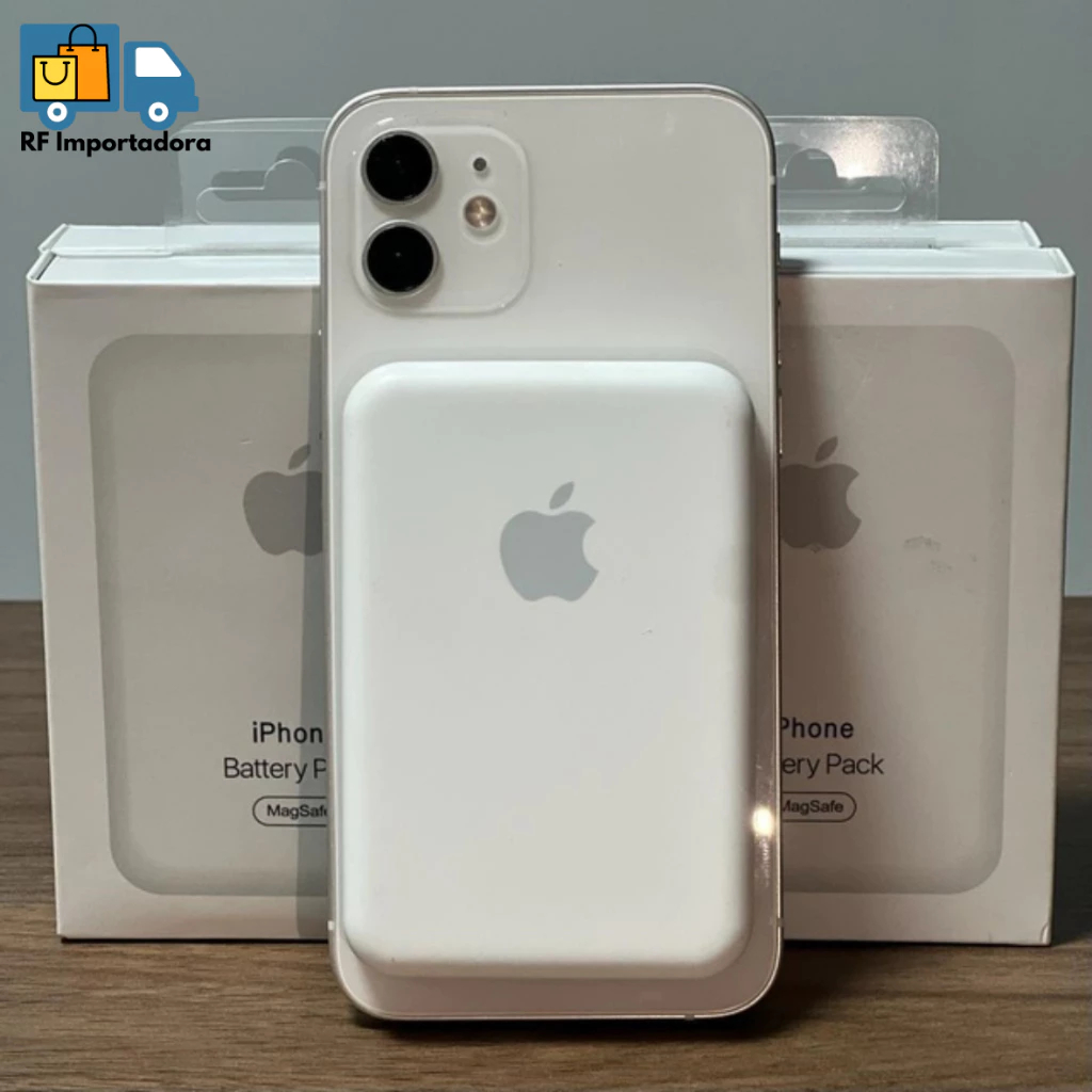Carregador Portátil Indução iPhone 11.12.13.14.15.16Magsafe original Apple Sem fio Bateria Carga