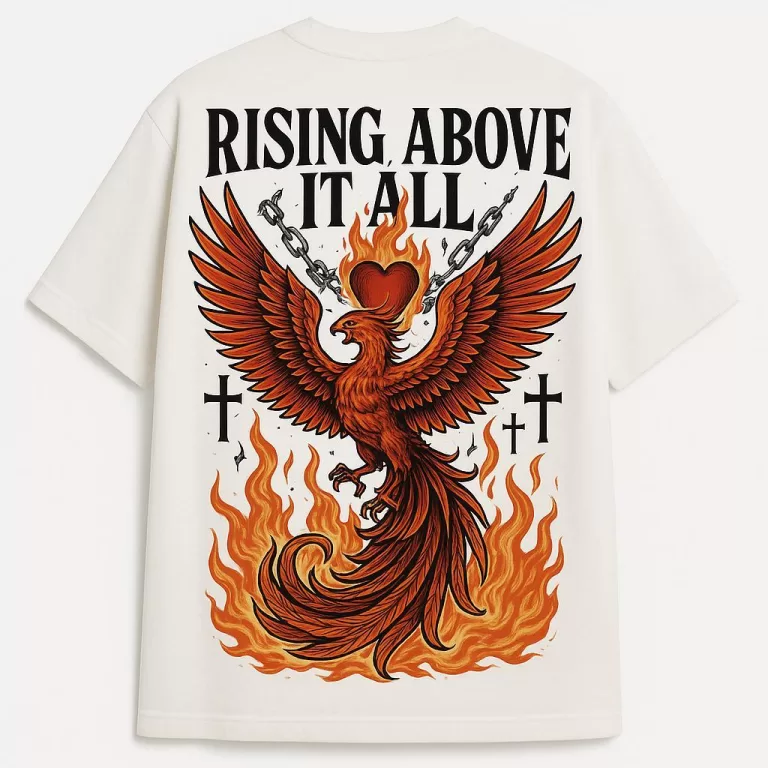 Camisa Oversized Streetwear Masculina rising above