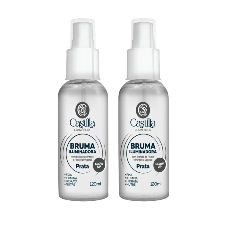 Kit 2 Brumas Prata Castilla 120mL | Glow Natural, 