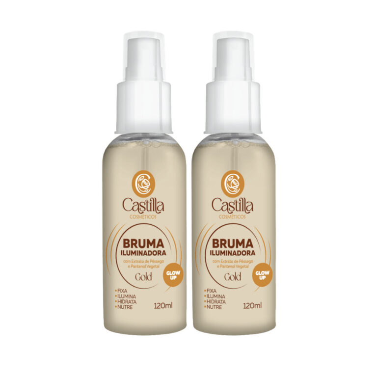 Kit 2 Brumas Gold Castilla 120mL | Glow Dourado, H