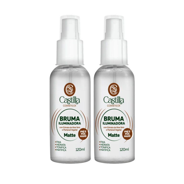 Kit 2 Brumas Matte Castilla 120mL | Fixa, Tonifica