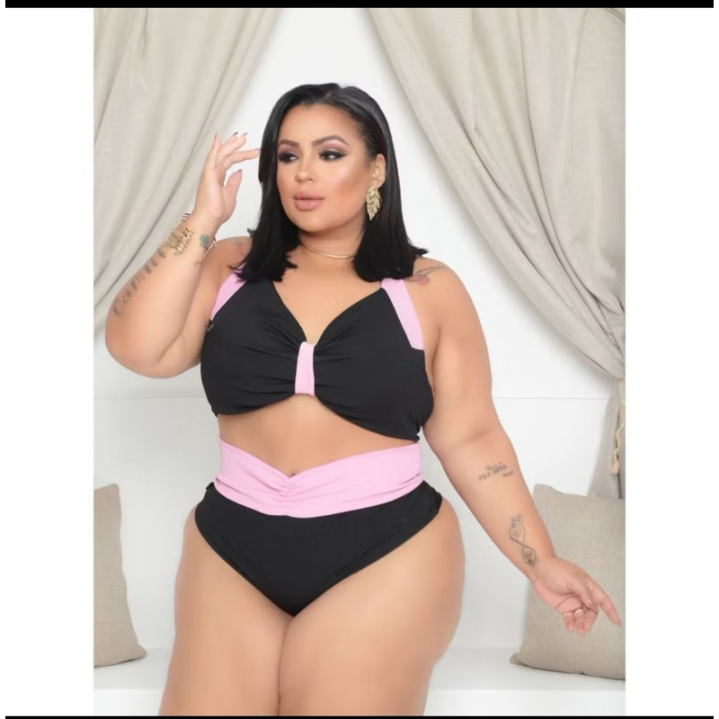 BIQUÍNI EFEITO LIPO CÓS ALTO ESCONDE CICATRIZ, VERÃO MOD: 01 F