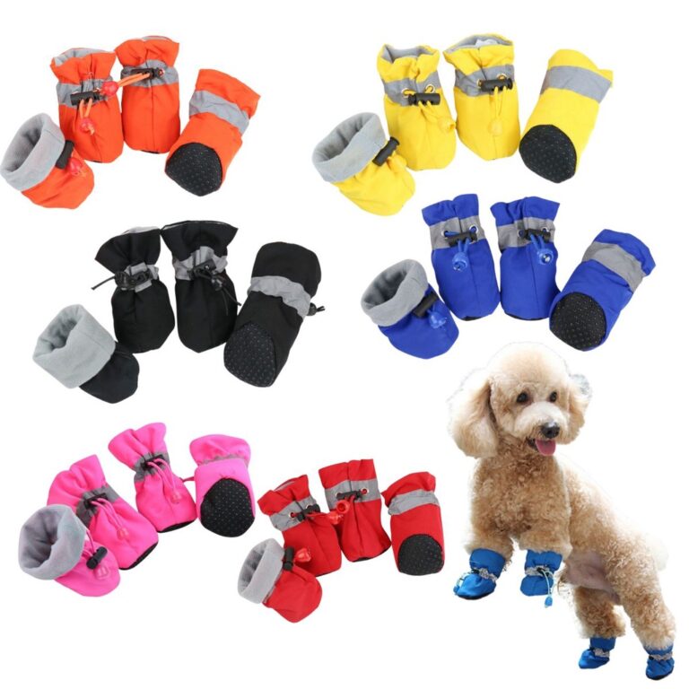Kit 4 Bota de Tecido Protetora de Patas Patinha Bo