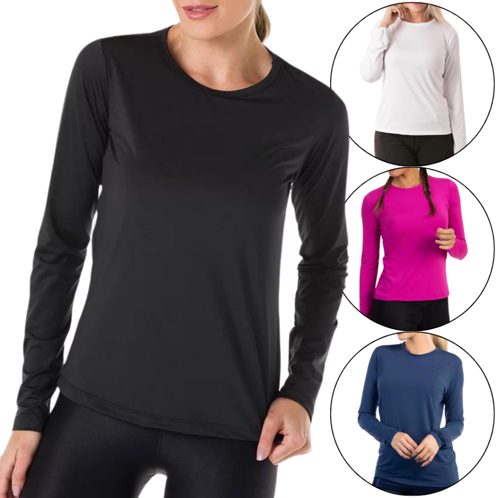 Camisa Proteção Solar Uv+50 Camiseta Segunda Pele Moda Praia Promoção Premium