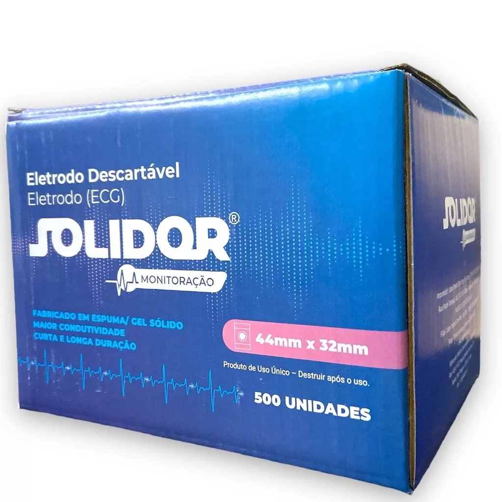 Eletrodo Ecg Adulto/infantil Caixa Com 500 Unidades – Solidor