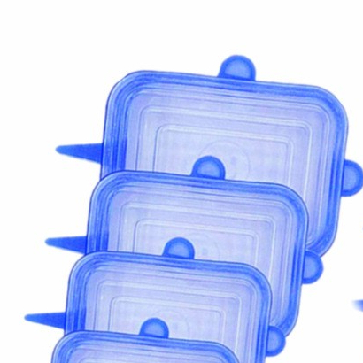 Kit 6 Capa De Preservação De Silicone Reutilizá