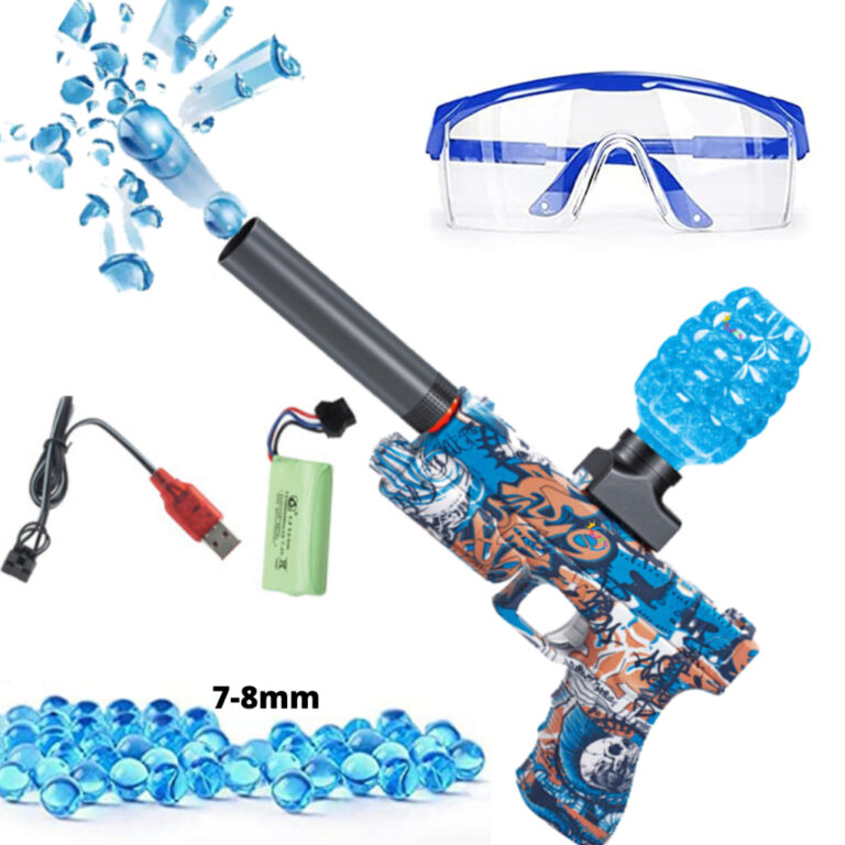 ARMA ELÉTRICA Automática Lança Bolinha De Gel E