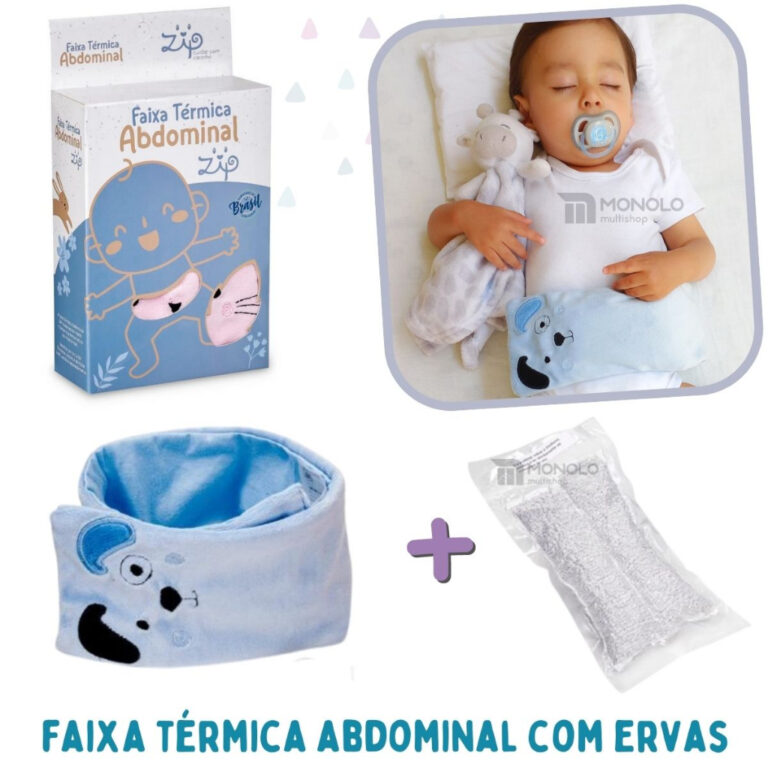 Faixa Térmica Abdominal c/ Ervas Bebês Alivia C
